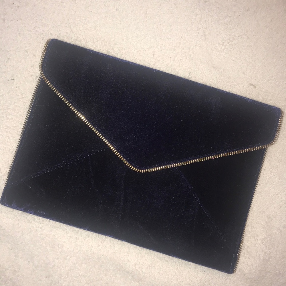 Velvet clutch